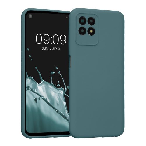 Θήκη Kwmobile για Realme 8i, Silicone, Green, 58293.207