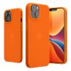 Θήκη Kwmobile για Apple iPhone 14, Silicone, Orange, 59075.69