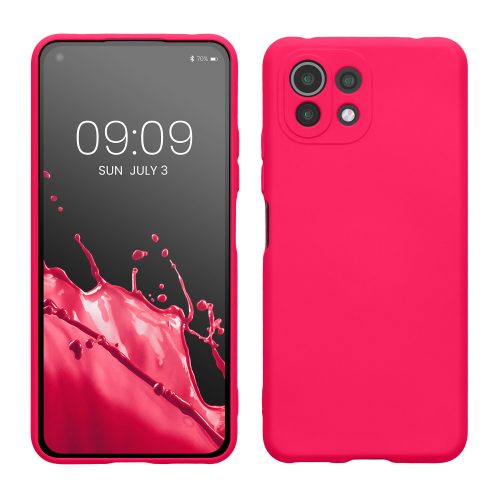 Θήκη Kwmobile για Xiaomi Mi 11 Lite 5G/11 Lite 5G NE, Silicone, Pink, 56047.77