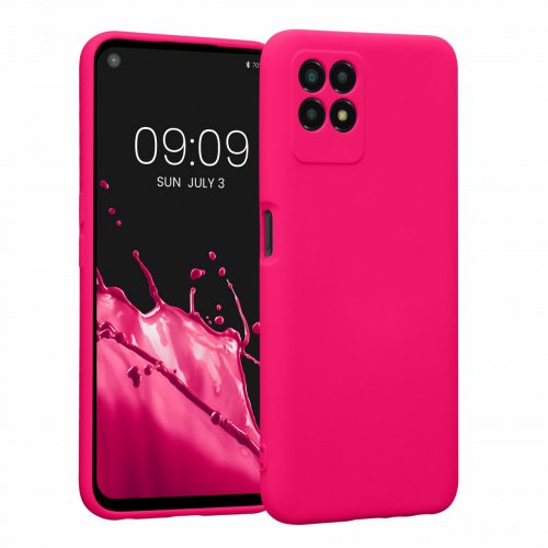 Θήκη Kwmobile για Realme 8i, Silicone, Pink, 58293.77