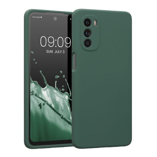 κάλυμμα kwmobile για Motorola Moto G62, Silicone, Green, 59175.166