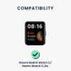 Σετ 2 ιμάντων για Xiaomi Redmi Watch 2/Redmi Watch 2 Lite, Kwmobile, Grey/Green, Silicone, 56911.06