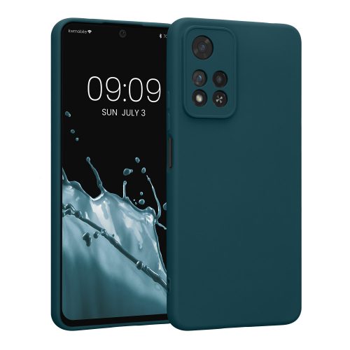 Θήκη Kwmobile για Xiaomi Redmi Note 11 Pro Plus 5G, σιλικόνη, πράσινο, 58097.57