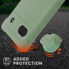 Bumper kwmobile για Google Pixel 6a, Silicone, Green, 58567.172