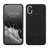 kwmobile Case for Nothing Phone 1, Silicone, Black, 59912.01