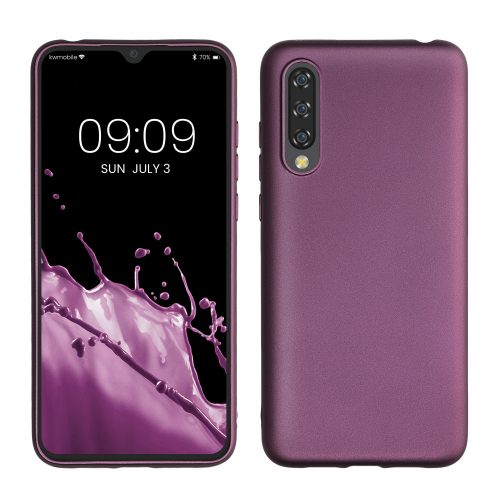 Κάλυμμα kwmobile για Xiaomi Mi 9 Lite, Silicone, Purple, 50587.230