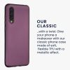 Κάλυμμα kwmobile για Xiaomi Mi 9 Lite, Silicone, Purple, 50587.230