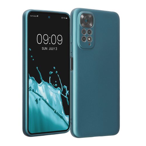 Θήκη kwmobile για Xiaomi Redmi Note 11/Redmi Note 11S, Silicone, Blue, 58651.251