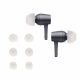 Σετ 6 Eartips kwmobile για Sony MDR-EX750BT/WI-1000X /WI-C200, Silicone, White, 55135.02