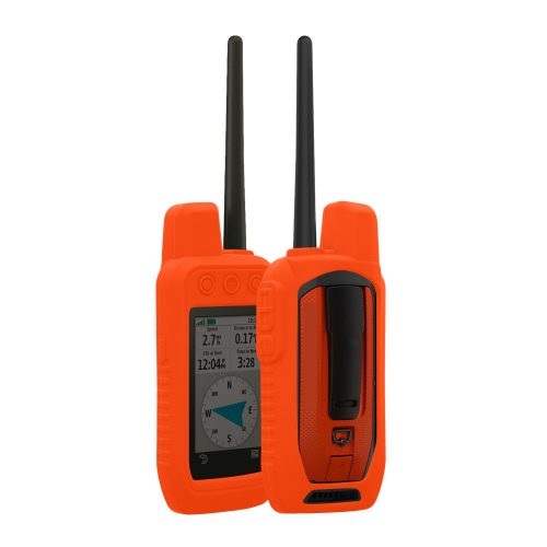 Θήκη GPS Kwmobile για Garmin Alpha 200, Orange, Silicone, 59668.29