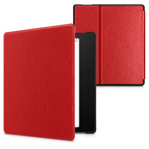 Θήκη kwmobile για Amazon Kindle Oasis 10, Ecological leather, Red, 49417.36