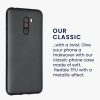 Θήκη kwmobile για Xiaomi Pocophone F1, Silicone, Grey, 46368.232