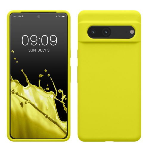 Θήκη kwmobile για Google Pixel 7, Silicon, Yellow, 59451.149