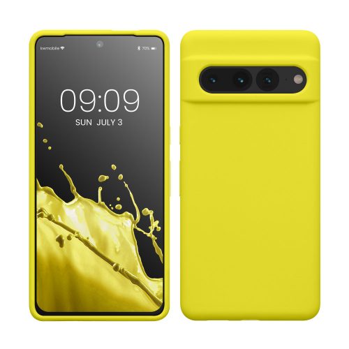 Θήκη kwmobile για Google Pixel 7 Pro, Silicone, Yellow, 59452.149