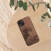 Θήκη kwmobile για Apple iPhone 13, Wood, Brown, 55953.15