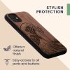 Θήκη kwmobile για Apple iPhone 11, Wood, Brown, 49799.17