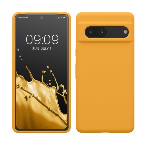 θήκη kwmobile για Google Pixel 7, Silicone, Orange, 59451.191