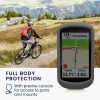 Θήκη GPS Kwmobile για Garmin Edge Explore, γκρι, σιλικόνη, 46912.22