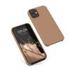 Θήκη kwmobile για Apple iPhone 12 Mini, Silicone, Brown, 52640.246