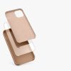 Θήκη kwmobile για Apple iPhone 12 Mini, Silicone, Brown, 52640.246