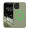 Θήκη kwmobile για Apple iPhone 12 Mini, Silicone, Green, 56555.172