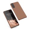 Θήκη Kwmobile για Samsung Galaxy S21, Brown, Silicon, 54056.246