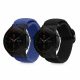 Σετ 2 ιμάντες kwmobile για Xiaomi Mi Watch Color Sport/Watch S1 Active, Nylon, Black/Blue, 59518.04