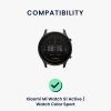 Σετ 2 ιμάντες kwmobile για Xiaomi Mi Watch Color Sport/Watch S1 Active, Nylon, Black/Blue, 59518.04