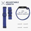 Σετ 2 ιμάντες kwmobile για Xiaomi Mi Watch Color Sport/Watch S1 Active, Nylon, Black/Blue, 59518.04