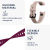 Σετ ιμάντες 2 kwmobile για Huawei Band 4, Silicone, Burgundy/Pink, 59802.05