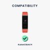 Σετ ιμάντες 2 kwmobile για Huawei Band 4, Silicone, Burgundy/Pink, 59802.05