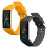 Σετ 2 ιμάντες kwmobile για Polar A360/A370, Silicone, Grey/Orange, 56436.05