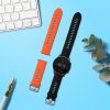 Σετ 2 ιμάντες Kwmobile για Xiaomi Mi Watch/Mi Watch Color Sport, Μαύρο/Πορτοκαλί, Σιλικόνη, 58466.04