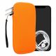 Kwmobile Universal XXL Cover - 7", Neoprene, Orange, 46188.5.69