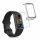 Σετ 2 θηκών Kwmobile για Fitbit Charge 5, Silicone, Transparent/Grey, 56385.04