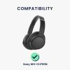 Σετ 2 Earpads kwmobile για Sony WH-CH700N, Οικολογικό δέρμα, Μαύρο, 48916.47