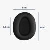 Σετ 2 Earpads kwmobile για Sony WH-CH700N, Οικολογικό δέρμα, Μαύρο, 48916.47