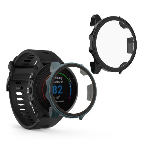 Θήκη Kwmobile για Garmin Forerunner 955 Solar, Πράσινο/Μαύρο, Πλαστικό, 59312.02