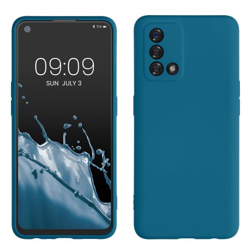 Θήκη Kwmobile για OPPO A74, Blue, Silicone, 58907.224