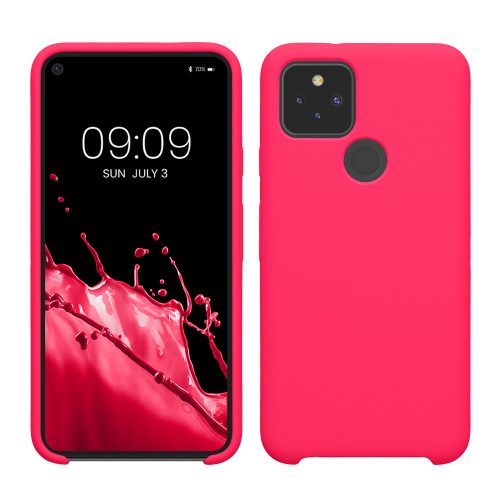 Θήκη kwmobile για Google Pixel 5, Silicone, Pink, 53633.77