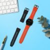 Σετ 2 ιμάντες Kwmobile για Xiaomi Mi Watch Color Sport/S1 Active, Πορτοκαλί/Μαύρο, Σιλικόνη, 58971.04