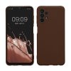 Θήκη kwmobile για Samsung Galaxy A13 4G, Silicone, Brown, 57805.247