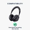 Kwmobile Earpads για ακουστικά Bose NC700, Λευκό, Οικολογικό δέρμα, 59284.02