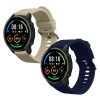 Σετ 2 ιμάντες Kwmobile για Xiaomi Mi Watch/Mi Watch Color Sport, Γκρι/Μπλε, Σιλικόνη, 58466.06