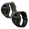 Σετ 2 ιμάντες Kwmobile για Xiaomi Mi Watch/Mi Watch Color Sport, Γκρι/Μαύρο, Σιλικόνη, 58466.05