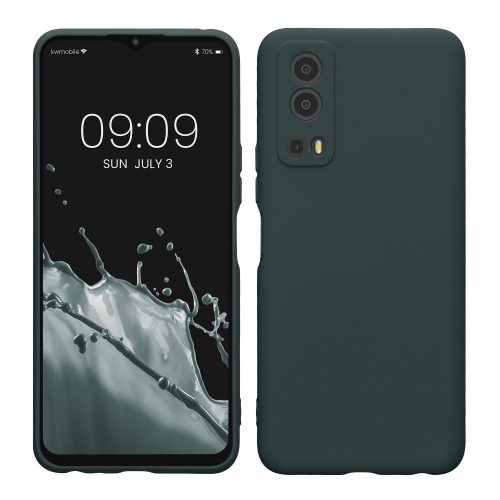 Θήκη Kwmobile για Vivo Y72 5G/Y52 5G, Green, Silicone, 59095.202