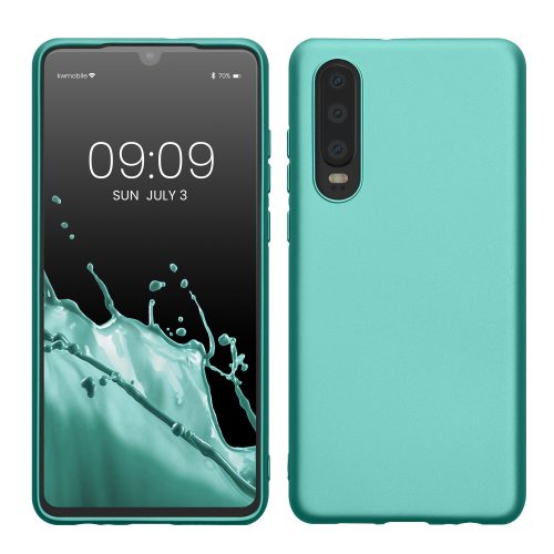 Θήκη Kwmobile για Huawei P30, Πράσινη, Σιλικόνη, 47411.231