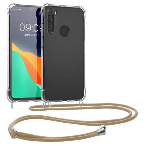 Θήκη Kwmobile για Xiaomi Redmi Note 8, διαφανές, σιλικόνη, 50183.21