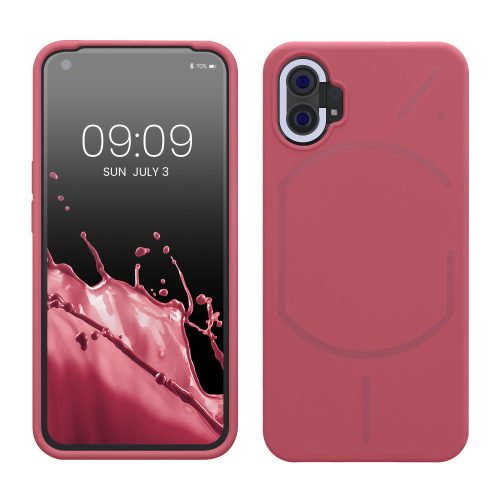 Θήκη Kwmobile για Nothing Phone 1, Pink, Silicone, 59912.167