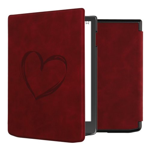 Kwmobile Cover for PocketBook InkPad 4, Dark Red, Ecological Leather, 61644.01